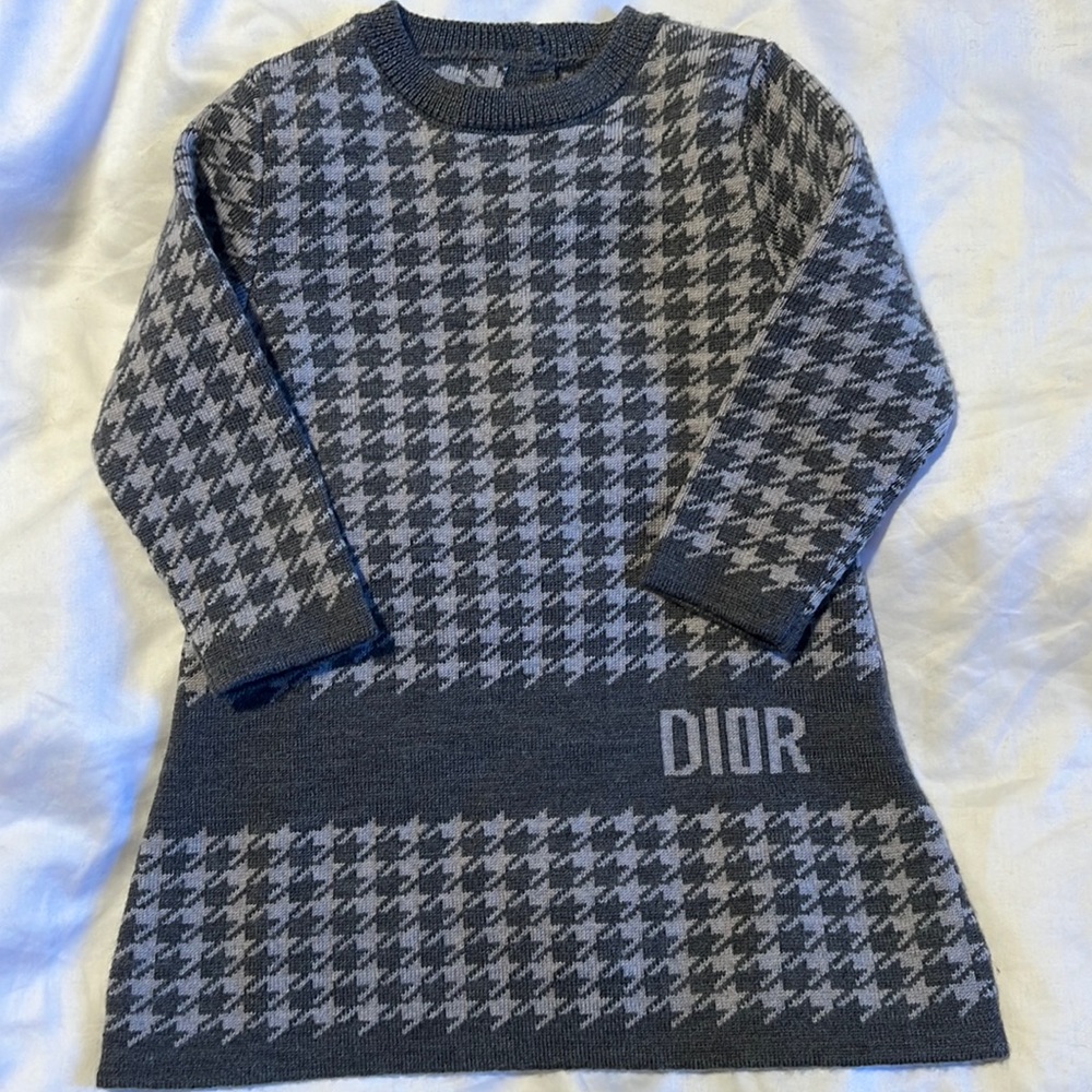 Dior Baby Dress in color grey size 3 months!